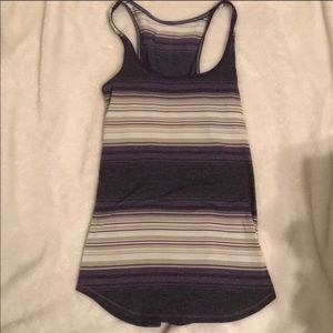 Lululemon size 4 striped tank